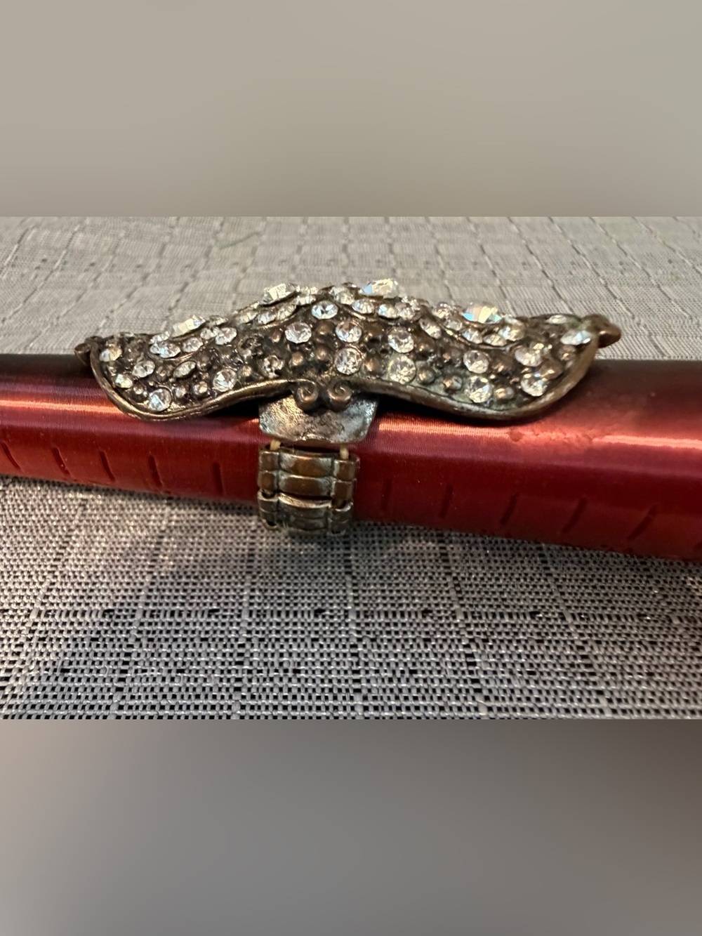 Vintage Rhinestone Embellished Ring